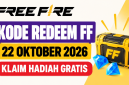 Ilustrasi kode redeem FF 22 Oktober 2026 untuk pemain Free Fire yang ingin mencoba klaim hadiah gratis melalui situs resmi Garena.(AI INBRITA)