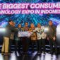 Indocomtech 2026 menghadirkan pameran teknologi dan promo gadget di JICC, Jakarta.