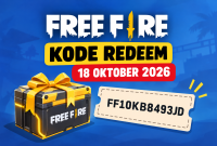 Daftar kode redeem FF terbaru 18 Oktober 2026 untuk mencoba klaim hadiah gratis Free Fire. ( Foto AI INBRITA)