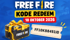 Daftar kode redeem FF terbaru 18 Oktober 2026 untuk mencoba klaim hadiah gratis Free Fire. ( Foto AI INBRITA)