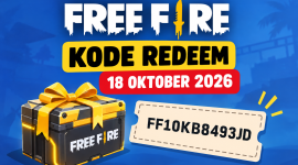 Daftar kode redeem FF terbaru 18 Oktober 2026 untuk mencoba klaim hadiah gratis Free Fire. ( Foto AI INBRITA)