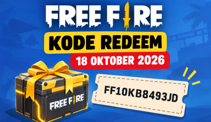 Kode Redeem FF Terbaru 18 Oktober 2026, cek daftar kode dan klaim hadiah gratis seperti skin, voucher, bundle, serta item menarik lainnya. Tukarkan kode melalui situs resmi Garena dan pastikan kode masih aktif.