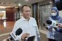 Sarmuji kepada wartawan usai menerima audiensi asosiasi industri, di Kantor Kementerian Perindustrian, Jakarta Selatan, Rabu (14/10/2026). tirto.id/Qanita