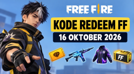 Ilustrasi kode redeem FF 16 Oktober 2026 dan hadiah gratis.