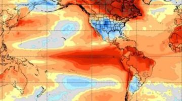 Fenomena El Nino 2026 diprediksi meningkatkan suhu global dan memicu cuaca ekstrem di berbagai wilayah dunia.(Foto : Ryan Maue/X)