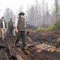Menhut Raja Juli Antoni memantau penanganan kebakaran hutan dan lahan di Taman Nasional Tanjung Puting.(Foto : Kemenhut RI)