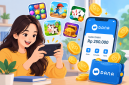 Ilustrasi game penghasil uang dan saldo DANA. ( Foto inbrita)