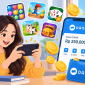Ilustrasi game penghasil uang dan saldo DANA. ( Foto inbrita)