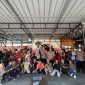 Kapolres Kerinci AKBP Hernawan Rizky Yudhantoro bersilaturahmi dengan insan pers di Marka Coffee.