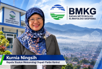 Kurnia Ningsih, Kepala BMKG Depati Parbo Kerinci, mengimbau warga waspada asap dan cuaca ekstrem.
