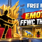 Ilustrasi Emote FFWC Throne Free Fire yang dikabarkan hadir di Toko Prime November 2026.