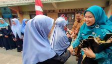 Sri Kartini Alfin saat menilai Lomba Ketapang Mas HATINYA PKK 2026.