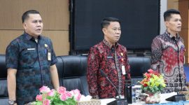 Pemkot Sungai Penuh menerima kunjungan Dinkes Sarolangun dalam studi banding peningkatan pelayanan kesehatan, Kamis (8/10/2026).(Foto : Diskominfosta Sungai Penuh)                