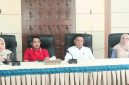 Sekda Kota Sungai Penuh Alpian mengikuti penandatanganan SEB tiga kementerian terkait peningkatan pelayanan calon jemaah haji, Jumat (9/10/2026).(Foto : Prokopim Kota Sungai Penuh)