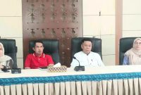 Sekda Kota Sungai Penuh Alpian mengikuti penandatanganan SEB tiga kementerian terkait peningkatan pelayanan calon jemaah haji, Jumat (9/10/2026).(Foto : Prokopim Kota Sungai Penuh)