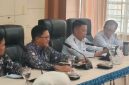 Sekda Alpian bersama jajaran BPKP Perwakilan Provinsi Jambi saat audiensi dan koordinasi penguatan pengawasan intern Pemkot Sungai Penuh, Rabu (14/10/2026).