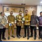 Wali Kota Sungai Penuh, Alfin, S.H., menemui Dirjen Perdagangan Dalam Negeri Kemendag RI di Jakarta, Selasa (20/10), untuk mengusulkan pembangunan kembali Pasar Tanjung Bajure. ( Dok Prokopim)