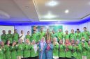Wali Kota Sungai Penuh Alfin menghadiri pengukuhan DPC PKB periode 2026–2031 di Hotel Arafah.