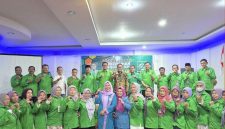 Wali Kota Sungai Penuh Alfin menghadiri pengukuhan DPC PKB periode 2026–2031 di Hotel Arafah.