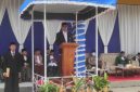 Asisten Kesra Dianda Putra memimpin upacara Hari Santri Nasional 2026 di Pondok Pesantren Arafah, Kota Sungai Penuh, Kamis (22/10/2026).