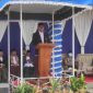 Asisten Kesra Dianda Putra memimpin upacara Hari Santri Nasional 2026 di Pondok Pesantren Arafah, Kota Sungai Penuh, Kamis (22/10/2026).