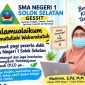 Mairisna mengimbau siswa tetap semangat belajar dan sehat. ( Doc SMA1 Solok Selatan)