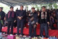 Sekda Alpian menghadiri Festival Budaya Kerinci 2026, Kamis (22/10/2026).