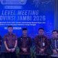 Sekda Alpian menghadiri HLM TPID Provinsi Jambi Semester II Tahun 2026 di Swiss-Belhotel Jambi.