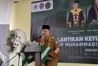 M. Rasyid menghadiri pelantikan pimpinan STKIP Muhammadiyah Sungai Penuh mewakili Wali Kota.