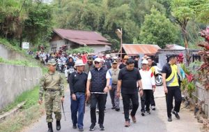 Wali Kota Alfin dan Wakil Wali Kota Azhar Hamzah memimpin Goro Akbar di Kota Sungai Penuh.