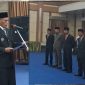 Wakil Wali Kota Sungai Penuh, Azhar Hamzah, melantik lima pejabat kepala OPD di lingkungan Pemerintah Kota Sungai Penuh, Rabu (21/10/2026).    