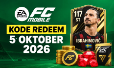 Kode Redeem FC Mobile 5 Oktober 2026, Hadiah Gratis