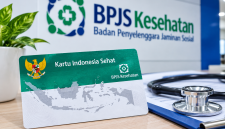 Ilustrasi kartu JKN BPJS Kesehatan untuk berita cakupan kepesertaan di Provinsi Jambi.