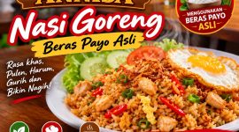 Nasi goreng petai khas Cafe Annisa, Sungai Penuh.