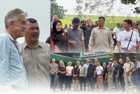 Bupati Kerinci Monadi menerima kunjungan buyer kulit manis dari Belanda, Jerman, dan Swedia di PTPN IV Kayu Aro ( Foto Kerinci satu)
