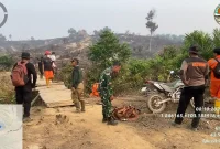 Kebakaran di kawasan Tahura Sultan Thaha Syaifuddin Jambi menghanguskan sekitar 30 hektare lahan pada Kamis (8/10/2026).(Foto : Dok.BPBD Batang Hari)