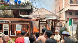Suasana kebakaran di belakang Terminal Sungai Penuh,( 2 /10/2026.)