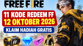 Kode redeem FF 12 Oktober 2026, coba klaim hadiah gratis!(foto AI INBRITA)
