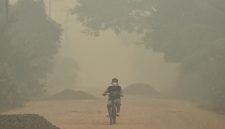 BMKG mendeteksi sebaran asap karhutla dari Kalimantan hingga wilayah Jakarta, Banten, dan Jawa Barat.(Foto : detik.com)