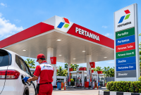 SPBU Pertamina melayani pengisian BBM untuk masyarakat di berbagai wilayah Indonesia. ( AI INBRITA)