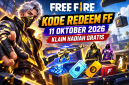 Kode redeem FF 11 Oktober 2026 dan hadiah gratis. (foto AI inbrita)
