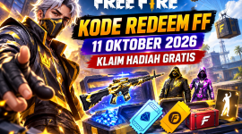 Kode redeem FF 11 Oktober 2026 dan hadiah gratis. (foto AI inbrita)