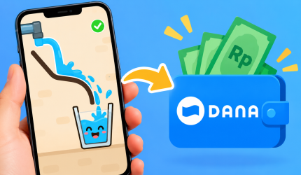 Water Go game penghasil uang 2026 dengan klaim hadiah saldo DANA gratis.