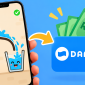 Ilustrasi game Water Go yang menawarkan hadiah dan klaim penarikan saldo DANA melalui permainan puzzle air. ( Foto AI INBRITA)