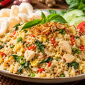 Nasi goreng kencur kemangi yang gurih, harum, dan praktis untuk menu sehari-hari. ( Foto inbrita)