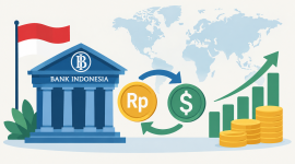Ilustrasi transaksi mata uang lokal (LCT) sebagai upaya BI mengurangi ketergantungan terhadap dolar AS dan memperkuat stabilitas rupiah.