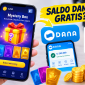 Ilustrasi game mystery box dengan klaim saldo DANA gratis. ( Foto AI inbrita.com)