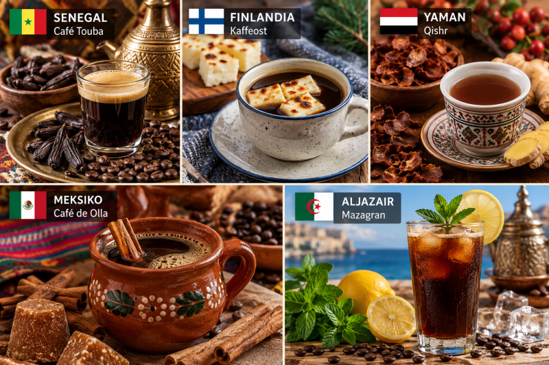 Keunikan sajian kopi dari lima negara di dunia. ( Foto AI)
