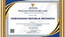 Ombudsman RI raih nilai 100 pada IRH 2026.