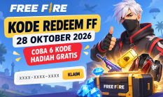 Kode Redeem FF 28 Oktober 2026, Hadiah Gratis